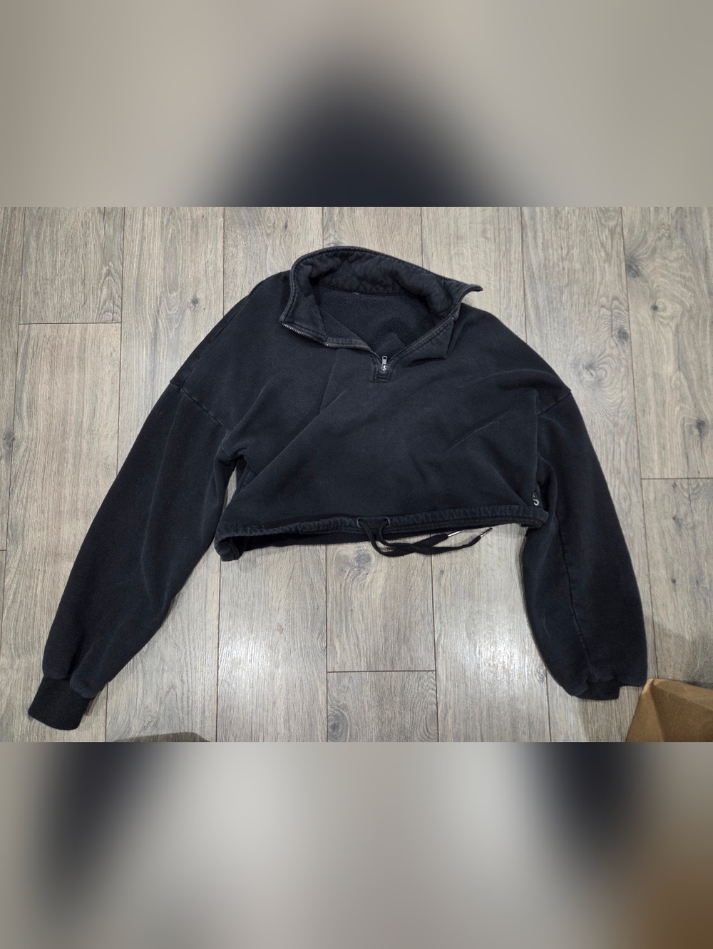 Curves And Combatboots Crop Sweater